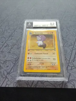 Pokemon: Poliwrath 1st Edition #9/75 Neo Discovery Holo Rare 2001 - Beckett 8.5 - Image 3