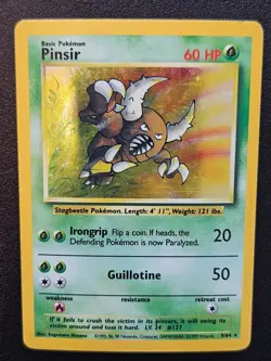 Pokemon Pinsir 9/64 Jungle Holo No Symbol Misprint - HP - Image 1