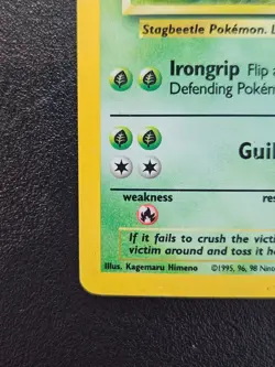 Pokemon Pinsir 9/64 Jungle Holo No Symbol Misprint - HP - Image 5