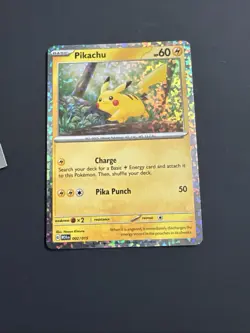 Pokemon TCG - PIKACHU 002/015 M24EN Holo Foil McDonald's Promo - NM/M - Image 1