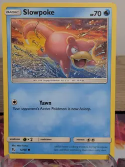 SLOWPOKE 12/68 COMMON HIDDEN FATES POKEMON NM - Image 1