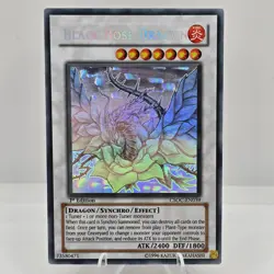 Black Rose Dragon CSOC-EN039 1st Edition Ghost Rare Yu-Gi-Oh LP - Image 1