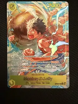 Monkey D. Luffy (Alt Art) OP15-119 SEC Adventure on KAMI's Island ENGLISH OP15 - Image 1