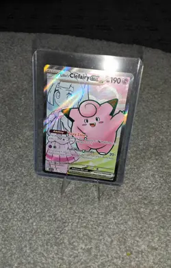 Pokemon TCG Lillie's Clefairy EX 173/159 Journey Together Ultra Rare - Image 2