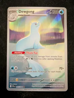 Dewgong 097/094 Me02: Phantasmal Flames Holo Pokemon Card Near Mint Condition - Image 1