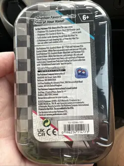 Pokemon TCG Scarlet and Violet- White Flare/Black Bolt Mini Tin. Factory Sealed! - Image 2