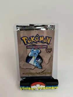 Fossil Booster Pack Lapras 1999 EMPTY WOTC Pokemon NO CARDS TCG - Image 1