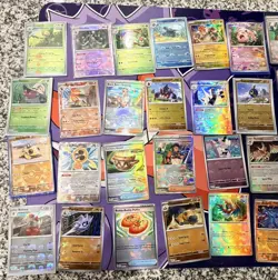 Pokemon Black prismatic & black Bolt, White Flare 53 Card Pokeball Lot Bulk NM - Image 5