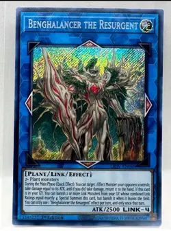 1x Yugioh Benghalancer the Resurgent LIOV Secret Rare 1st Edition Card NM - Image 1