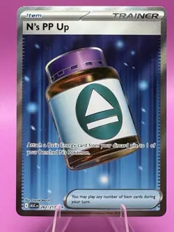 Pokemon TCG N's PP Up 262/217 Full Art Trainer Card - Ascended Heroes - NM/M - Image 1
