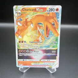 Pokemon Charizard v Star Ultra Rare Card Crown Zenith Series 019/159 - Image 1
