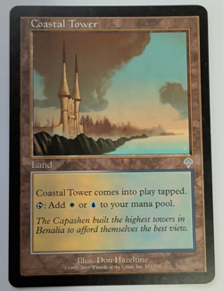 {1x} ~ Coastal Tower ~ LP Light Play MTG MAGIC Invasion Land **Startropic** - Image 1