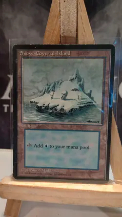 1x Snow-Covered Island MTG Magic - Kid Icarus -NM - Image 1