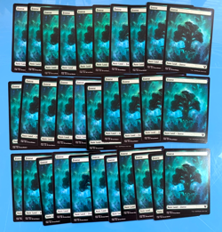 Theros Beyond Death full art Forest x30 mtg nonfoil lp or better I Combine Ship - Image 1
