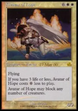 1x Avatar of Hope - Foil Moderate Play MTG Magic - Kid Icarus - - Image 1