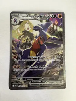 Pokemon Cynthia's Garchomp ex 232/182 Sv10 Destined Rivals EX SIR Holo 330 HP - Image 1