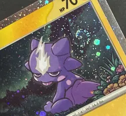 Pokemon TCG Toxel SVP 119 Cosmos Holo w SWIRL NM/M - Image 2