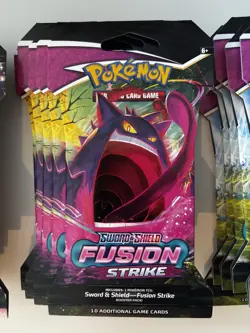 Pokemon TCG Fusion Strike Sleeved Booster Pack - 6 Packs ✅ New & Sealed - Image 2