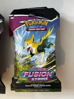 Pokemon TCG Fusion Strike Sleeved Booster Pack - 6 Packs ✅ New & Sealed - Image 3