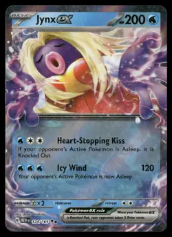 Jynx ex 124/165 Double Rare 151 Pokemon Near Mint - Image 1