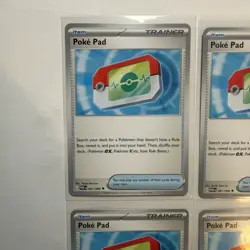 4x Poke Pad 081/088 x4 - NM Perfect Order Pokemon Playset ME03 - Image 2