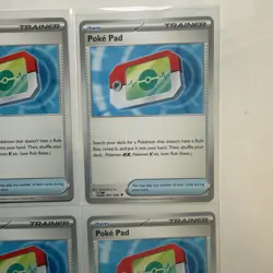 4x Poke Pad 081/088 x4 - NM Perfect Order Pokemon Playset ME03 - Image 3