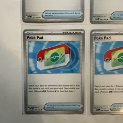 4x Poke Pad 081/088 x4 - NM Perfect Order Pokemon Playset ME03 - Image 4
