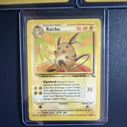 Pokemon TCG Pikachu, Raichu Base Set Lot 3 Cards - 1999 Wizards - Image 4