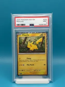 PSA 9 - 2025 POKEMON M24 EN PIKACHU - Image 1