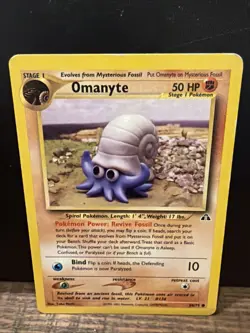 Omanyte - 60/75 Neo Discovery - Pokemon TCG - 2001 - Image 1