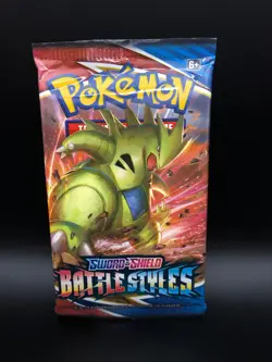 Pokemon TCG - Battle Styles Booster Pack - Tyranitar Artwork - Factory Sealed - Image 1