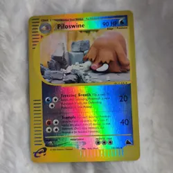 Pokemon Piloswine 24/144 Skyridge Holo Rare 2003 Stage 1 90 HP Nintendo - Image 1