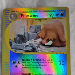 Pokemon Piloswine 24/144 Skyridge Holo Rare 2003 Stage 1 90 HP Nintendo - Image 4