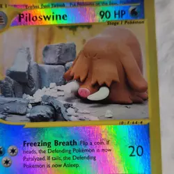 Pokemon Piloswine 24/144 Skyridge Holo Rare 2003 Stage 1 90 HP Nintendo - Image 5
