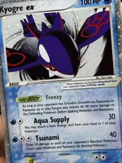 Pokemon Kyogre ex 037 Collector's Tin Holo Ultra rare black star promo - Image 4