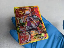 Pokemon Mewtwo EX 164/162 - Secret Art - BREAKthrough Full Art Rare Holo - Image 1