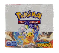 Pokemon TCG Scarlet & Violet Surging Sparks Booster Box 36 Packs, New Sealed - Image 1