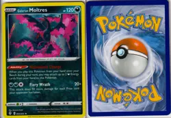 GALARIAN MOLTRES - 093/203 Holo Evolving Skies - POKEMON NM/M - Image 3