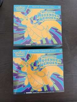 2x Pokemon TCG: Ascended Heroes Elite Trainer Box (ETB) New Factory Sealed - Image 1