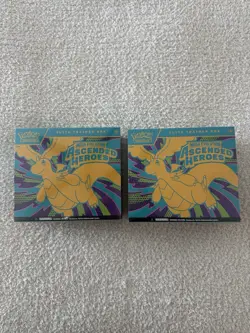 2x Ascended Hero’s Elite Trainer Box New Sealed Pokemon TCG - Image 1