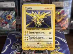 Pokemon Base Set Zapdos 16/102 Holo Unlimited Holo Rare - NM - Image 1