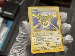 Pokemon Base Set Zapdos 16/102 Holo Unlimited Holo Rare - NM - Image 3