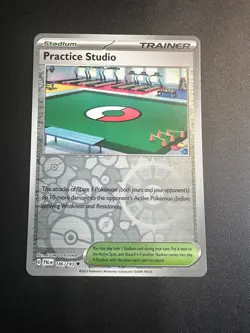 Pokemon 2023 TCG - Practice Studio 186/193 - Reverse Holo - Paldea Evolved - Image 1