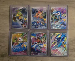 Pokemon TCG First Partner Illustration Collection Series 1 Gen 4 And Gen 7 Set - Image 2