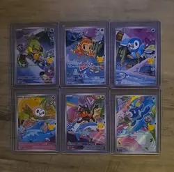 Pokemon TCG First Partner Illustration Collection Series 1 Gen 4 And Gen 7 Set - Image 5