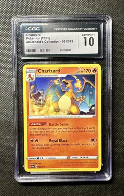 2025 POKEMON MCDONALD'S COLLECTION #001 CHARIZARD CGC 10 GEM MINT - Image 1