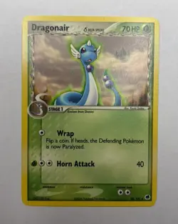 Pokemon TCG Dragonair 28/101 EX Dragon Frontiers Delta Species Regular Uncommon - Image 1