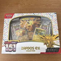 Pokemon TCG 151 Zapdos Ex Collection. Factory Sealed. - Image 1