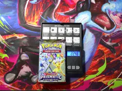 HEAVY! GOD PACKUU SIRUU 22.48g Prismatic Evolutions Pokemon Booster - Image 1