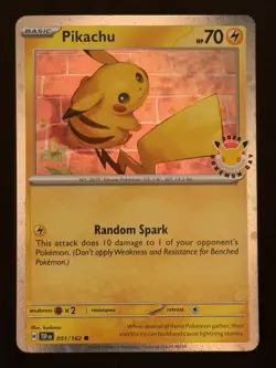Pikachu 051 /162 Stamped 2026 Pokemon Day 30 Promo TCG - NM - Image 2